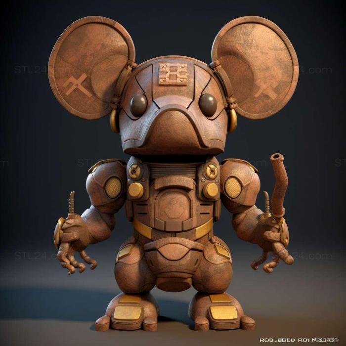 Games (SUPER ROBO MOUSE 2, GAMES_4842) 3D models for cnc